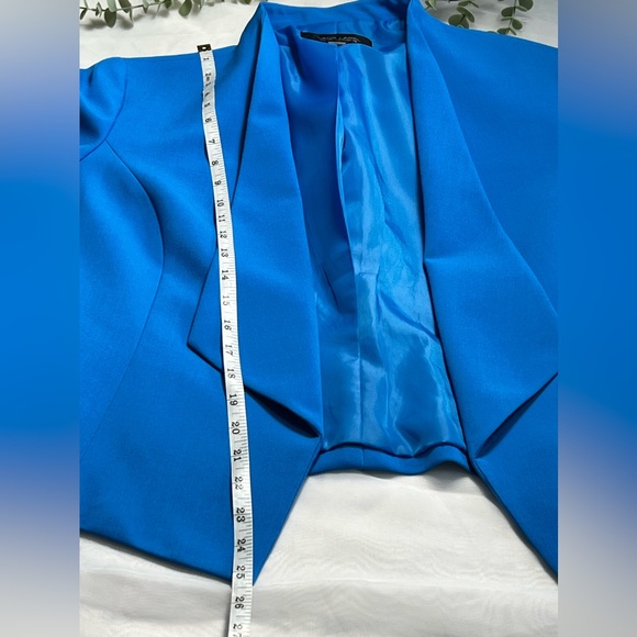 Black Label by Evan Picone Blue Blazer Size 12 - Picture 6 of 9